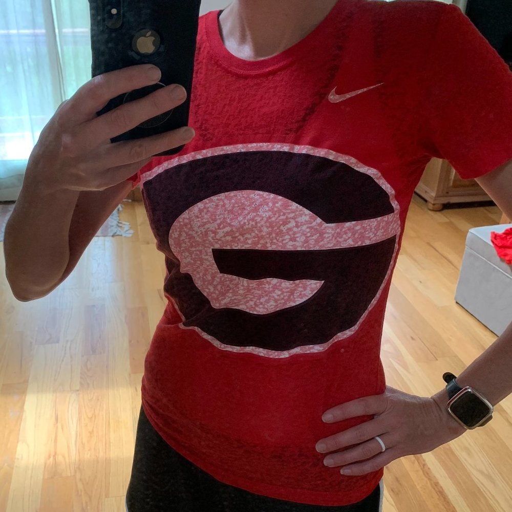 Nike University of Georgia G Sheer Tshirt Small